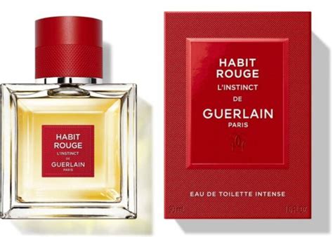 guerlain habit rouge 50ml|Habit Rouge Eau de Parfum Guerlain for men .